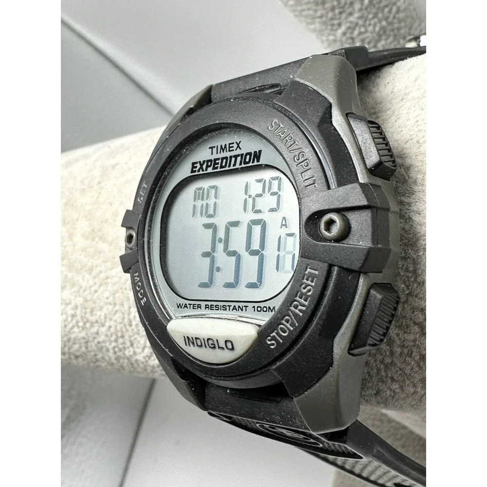 Timex T40941 Mens 334 Watch New Battery Expedition Indiglo Compass 42MM 8.5